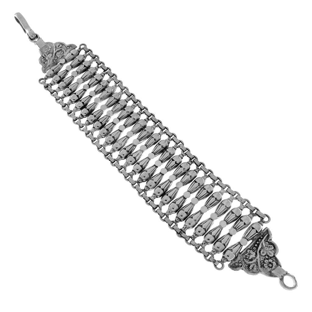 Bracciale in Argento: Semirigido a Doppia Staffa