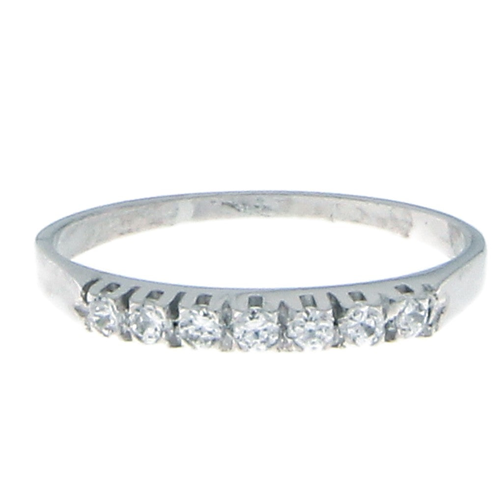 Anello Riviera Zirconi