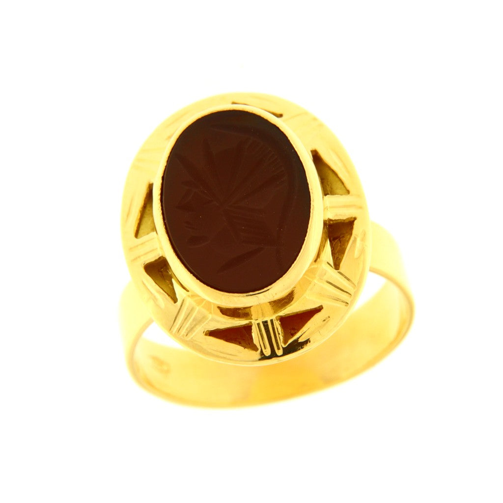 Anello Cammeo Ovale