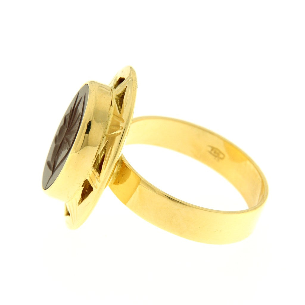 Anello Cammeo Ovale