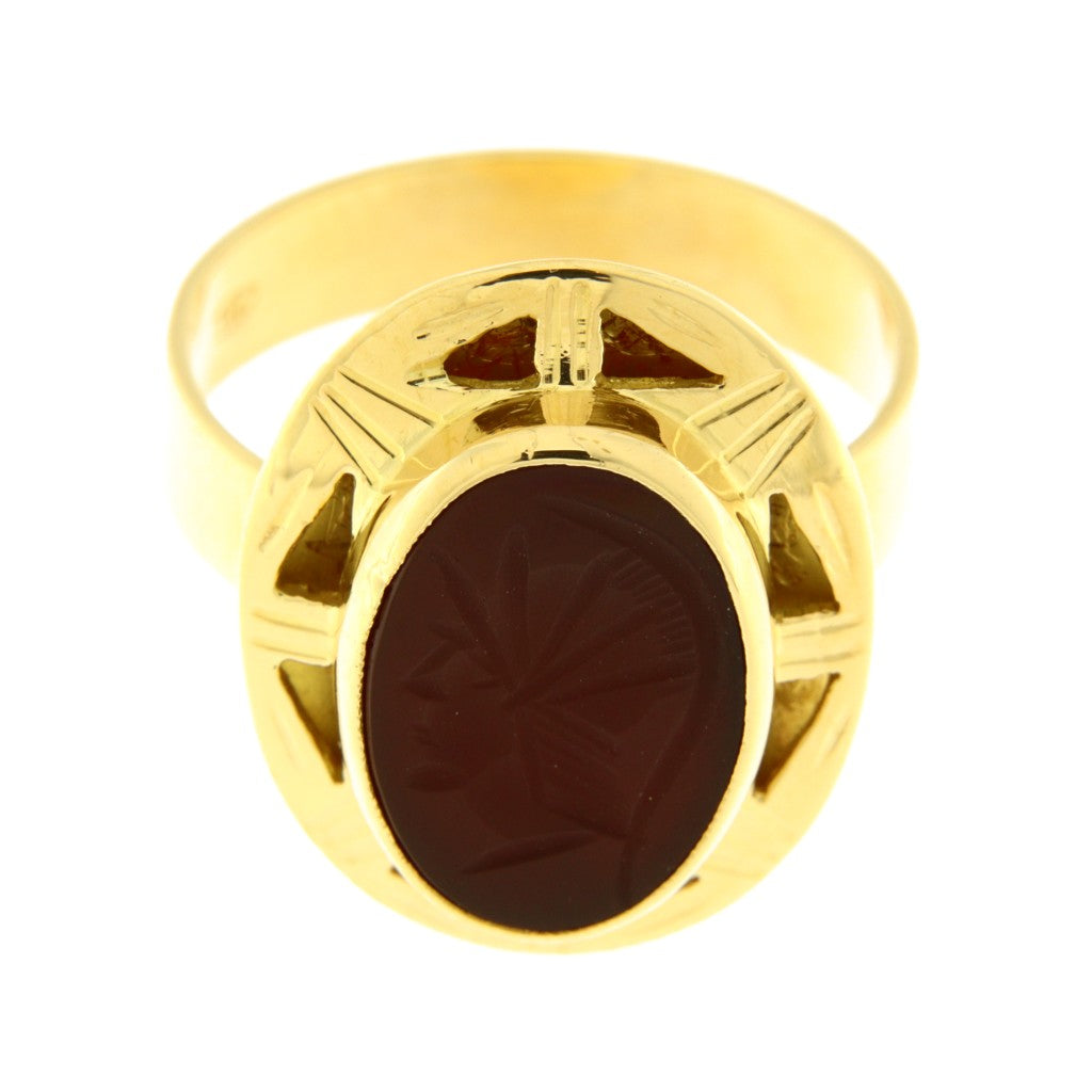 Anello Cammeo Ovale