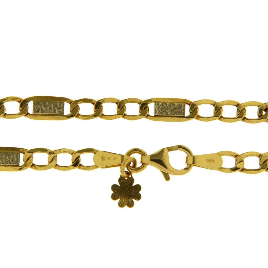 Bracciale Grumetta Alternata + Traversino 3+1