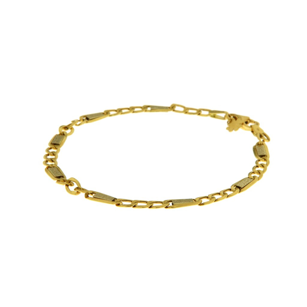 Bracciale Grumetta Alternata + Traversino 3+1