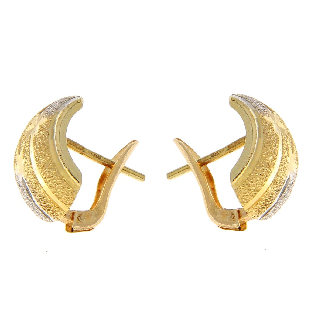 Orecchini Coprilobo due ori