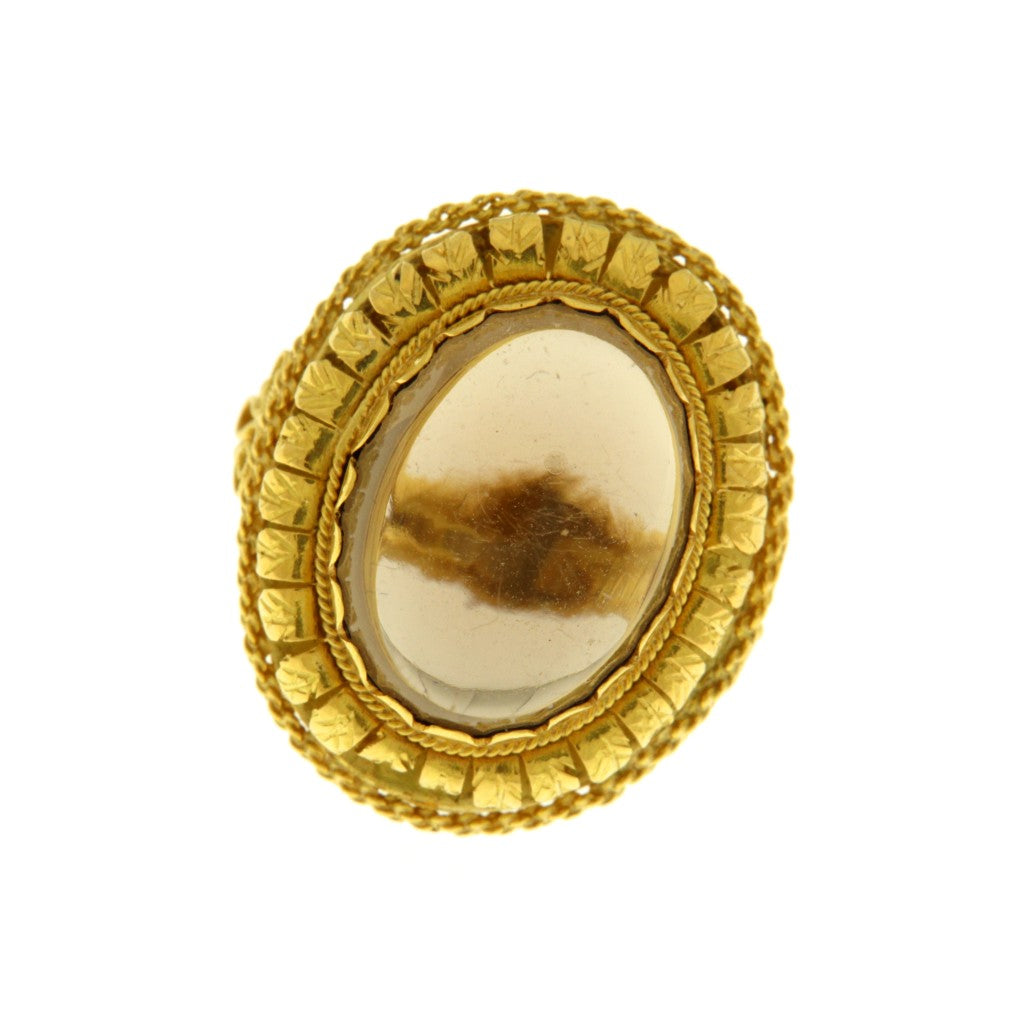 Anello Pietra Ovale