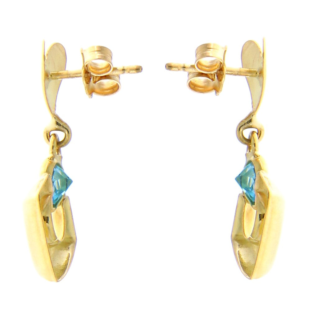 Orecchini Pendenti Cuori e Rombi