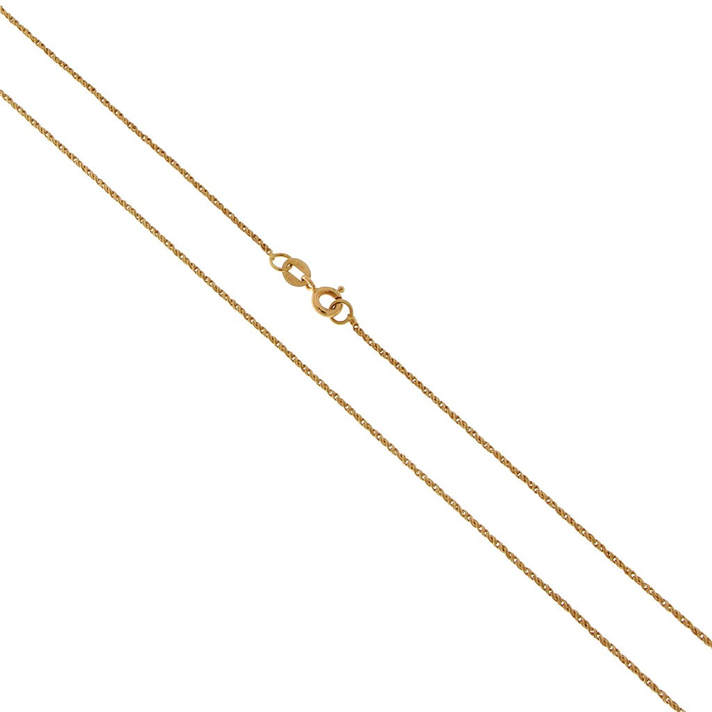 Collana Corda Arrotolata Tubolare