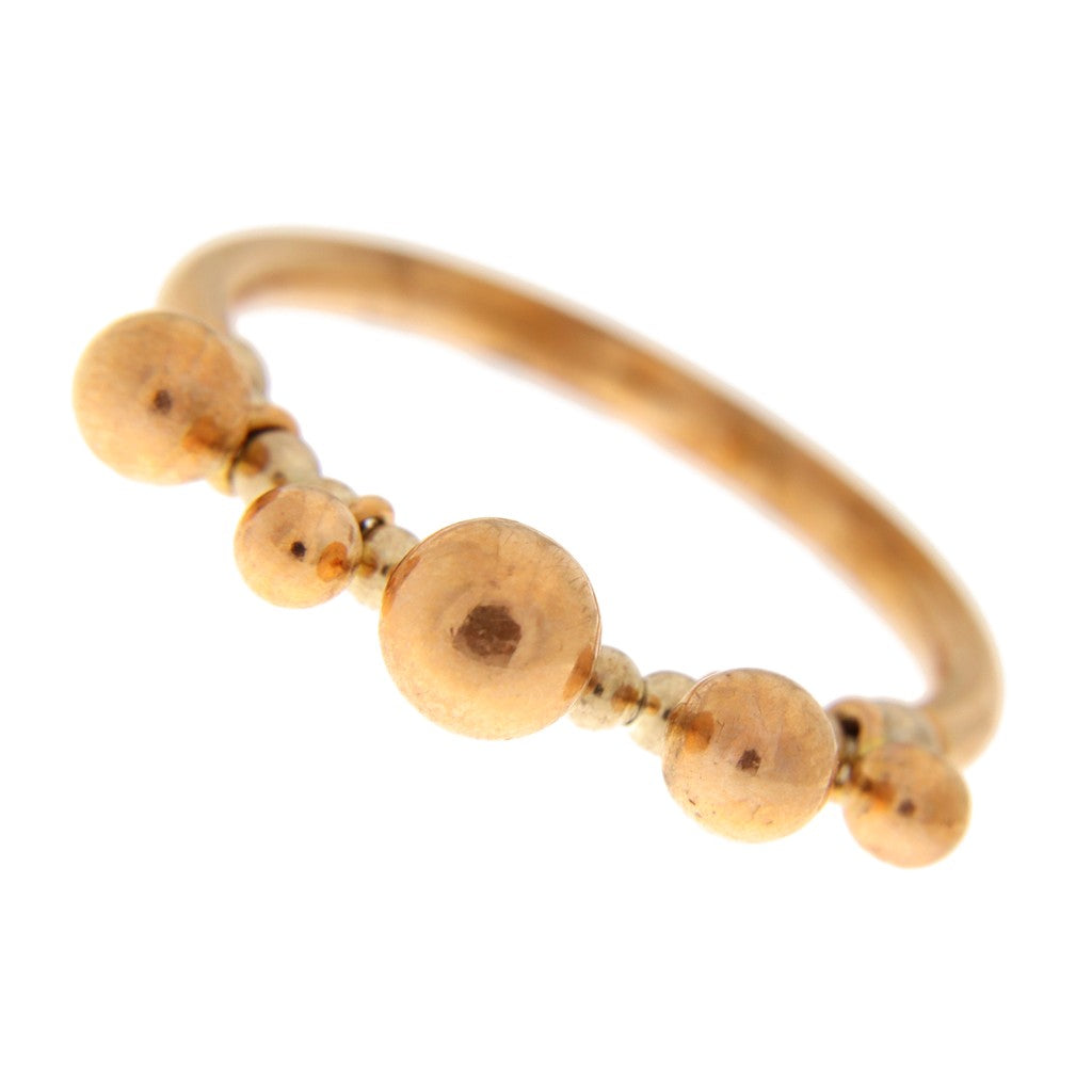 DoDo Anello con Sfere Pendenti