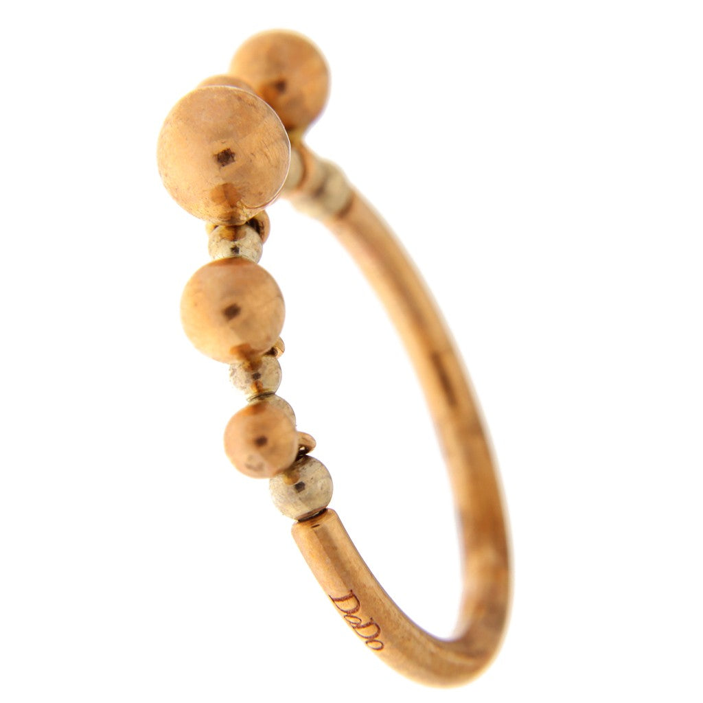 DoDo Anello con Sfere Pendenti