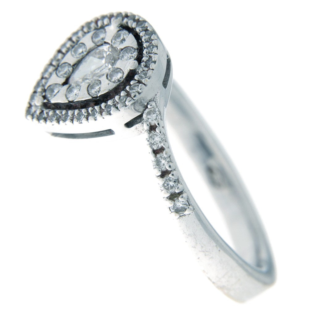 Anello a Goccia con Diamanti e Certificato (articolo NON in saldo)