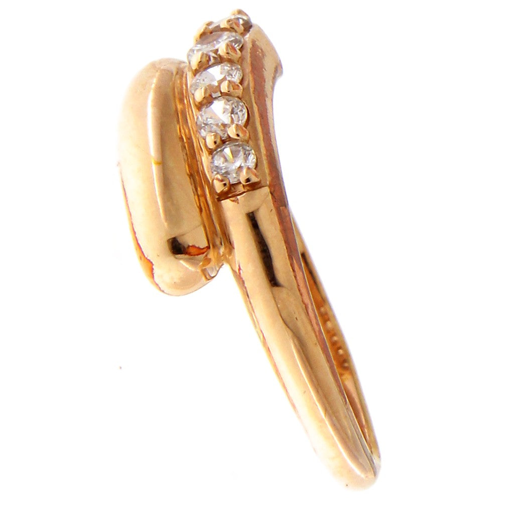Anello Contrariè Zirconi