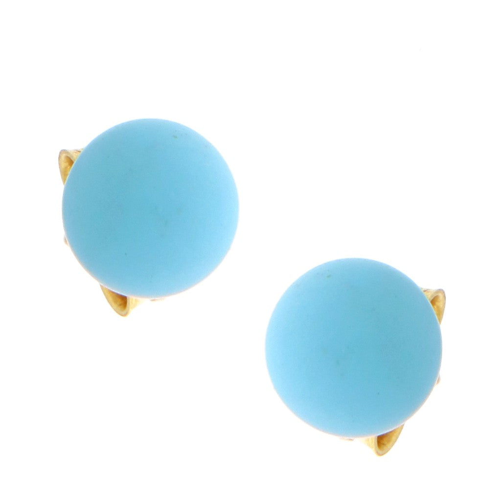 Orecchini a Sfera Turchese