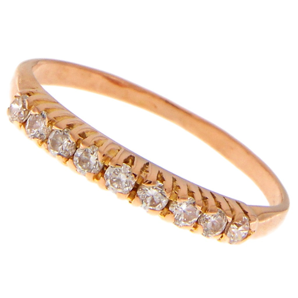 Anello Riviera Zirconi