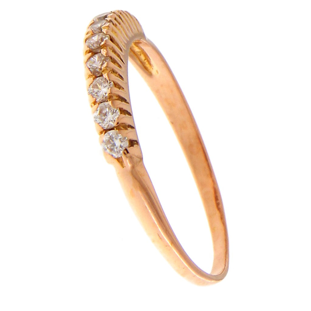 Anello Riviera Zirconi