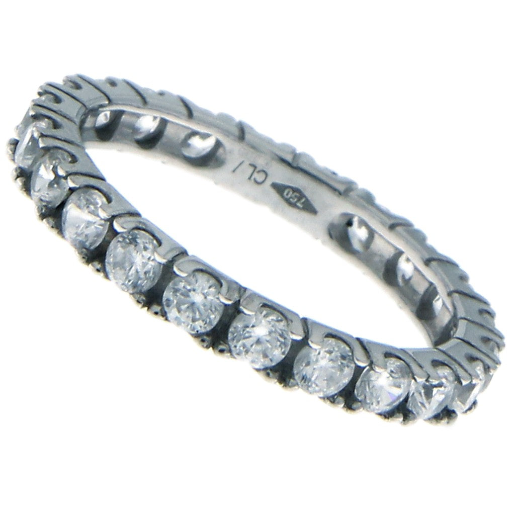Anello Veretta con Zirconi