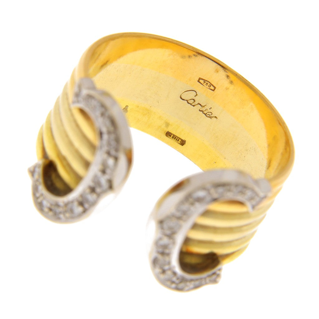 C.C. Trinity Brand Anello Fascia Aperta con Diamanti (articolo NON in saldo)