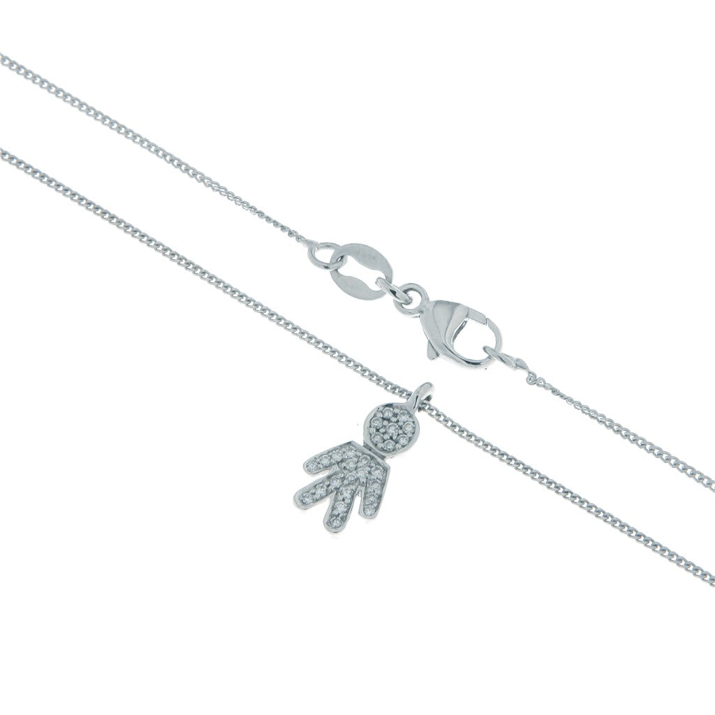 Collana Grumetta con Ciondolo Bimbo