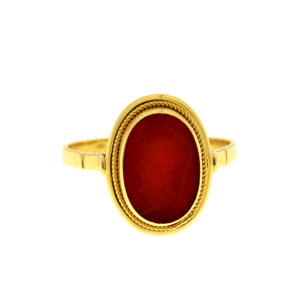 Anello Cameo Rosso