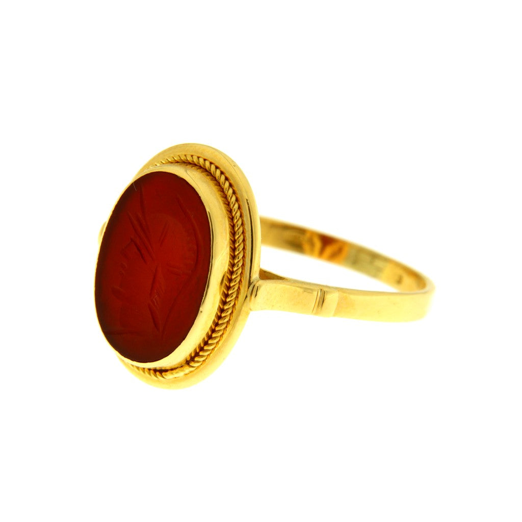 Anello Cameo Rosso