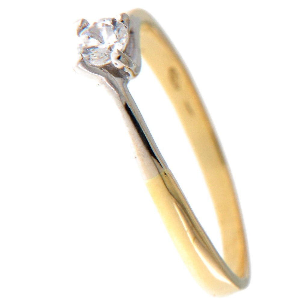 Anello Solitario Zircone