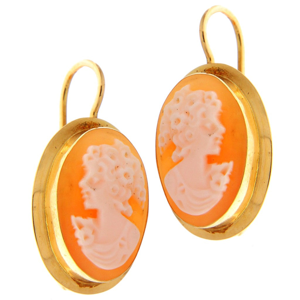 Orecchini Cameo Ovale