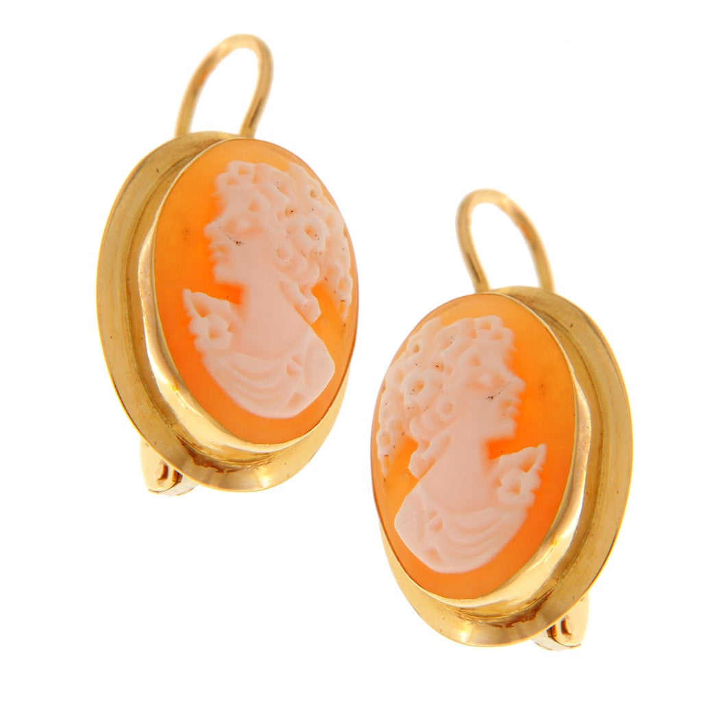 Orecchini Cameo Ovale