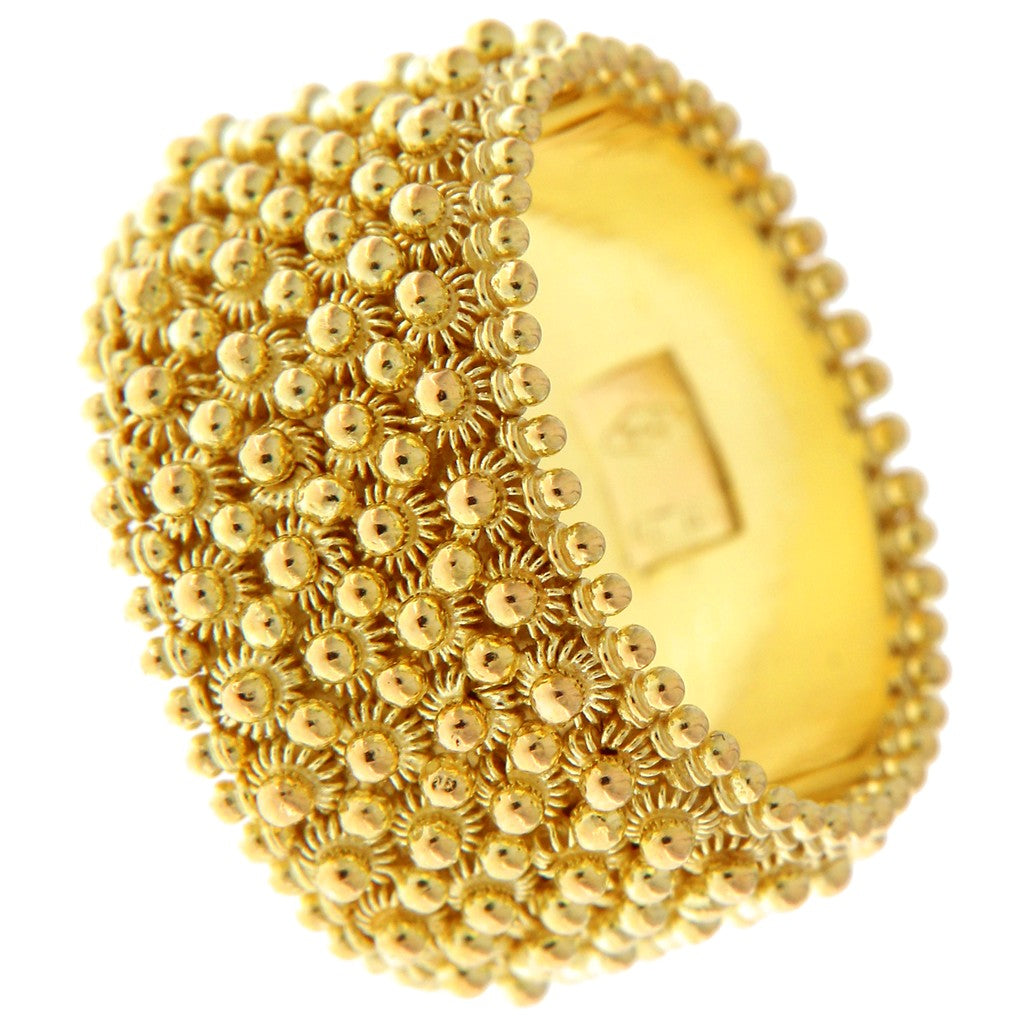 Anello Fascia Fede Sarda Nuorese a 5 file