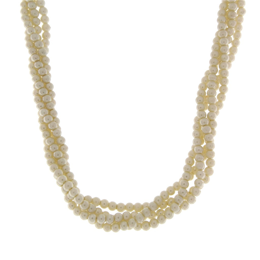 Collana Perle Sintetiche