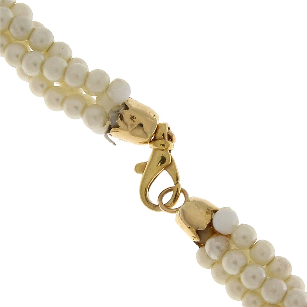 Collana Perle Sintetiche