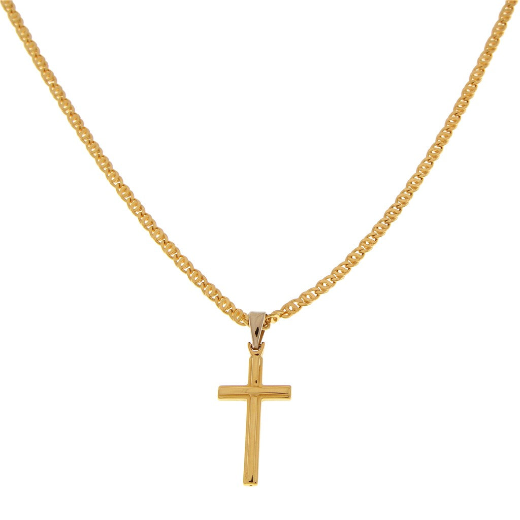 Collana Occhio di Pernice + Croce