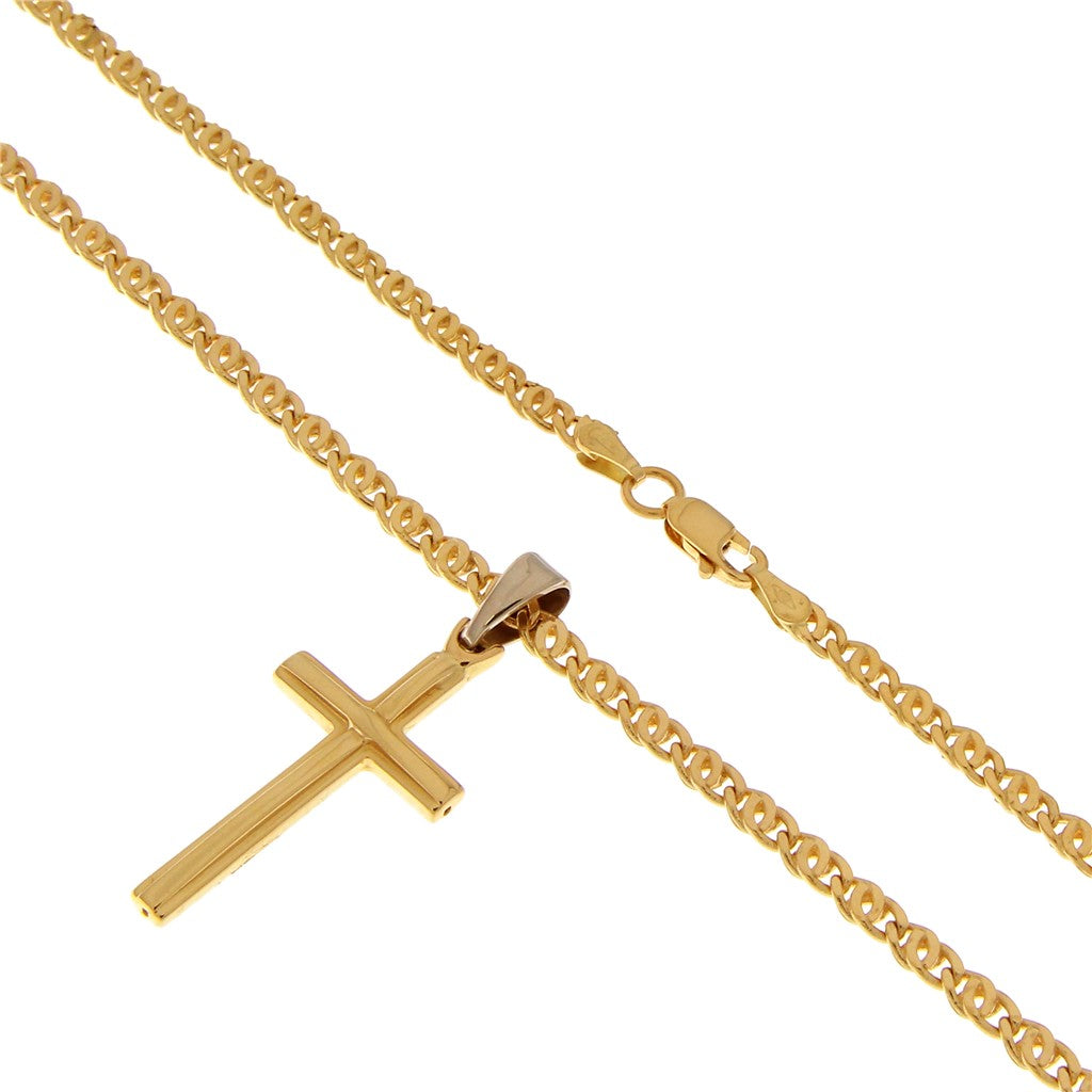 Collana Occhio di Pernice + Croce