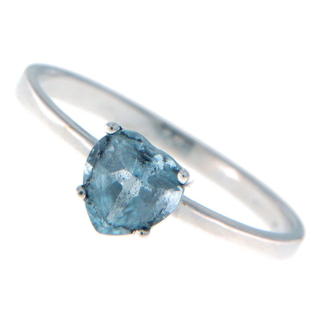 Anello Cuore Celeste