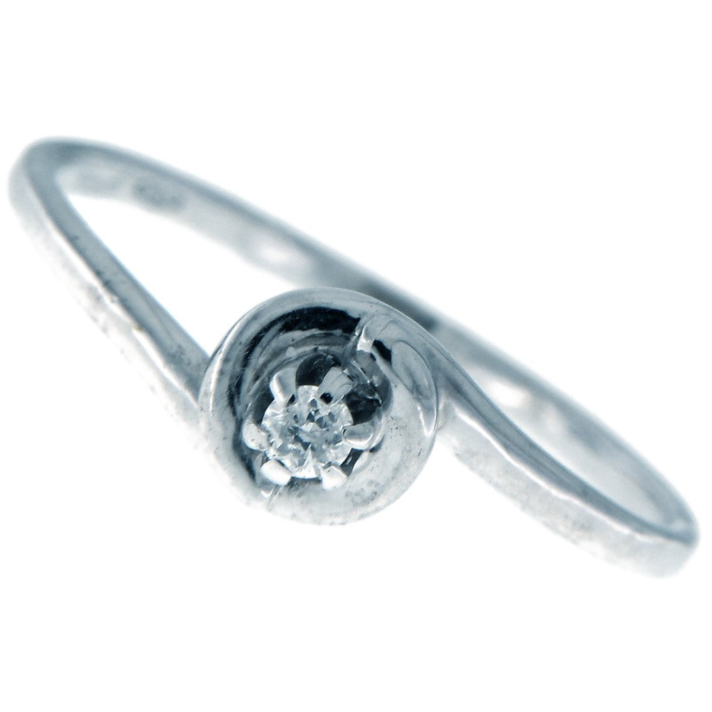Anello Solitario Diamante da 0.05 CT