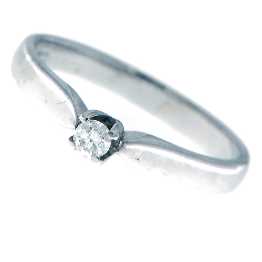Anello Solitario Diamante da 0.1 CT
