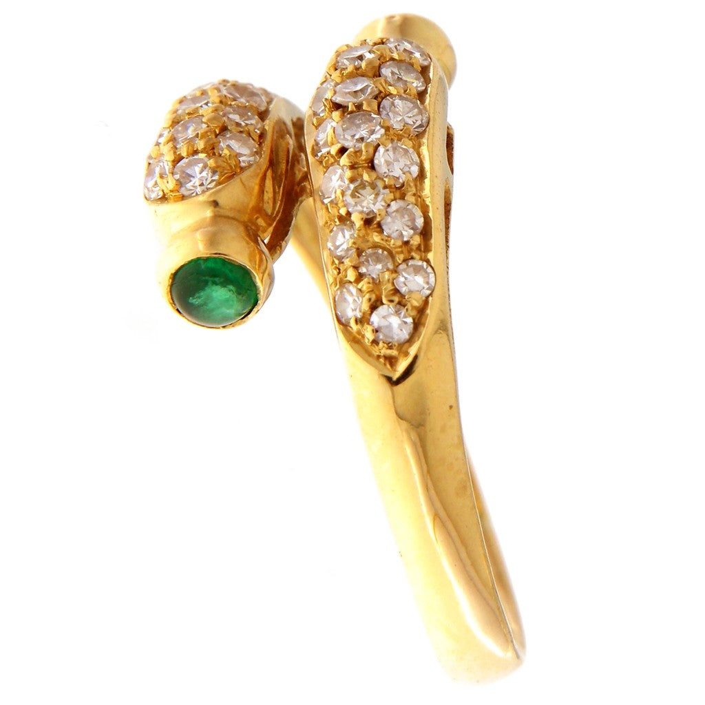 Anello Contrariè con Diamanti da 0.05 CT