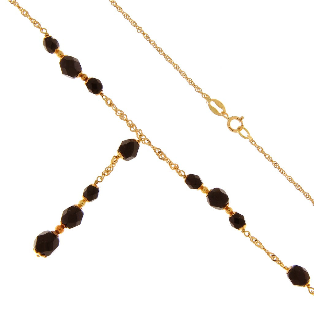 Collana Grumetta Arrotolata con Pietre
