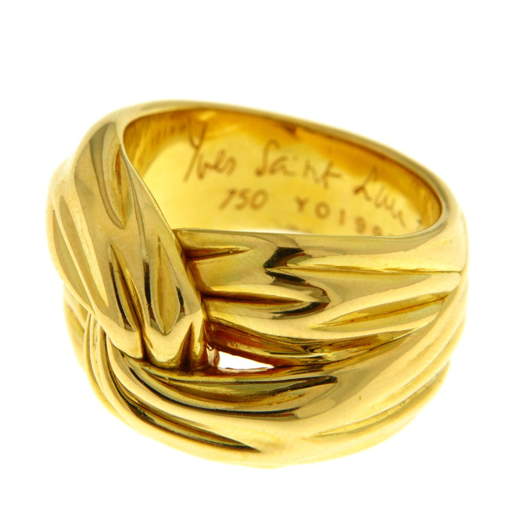 Yves Saint Laurant Anello Fascia a Fiocco