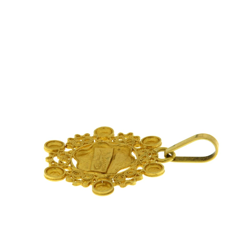 Ciondolo Fiore in Filigrana Sarda