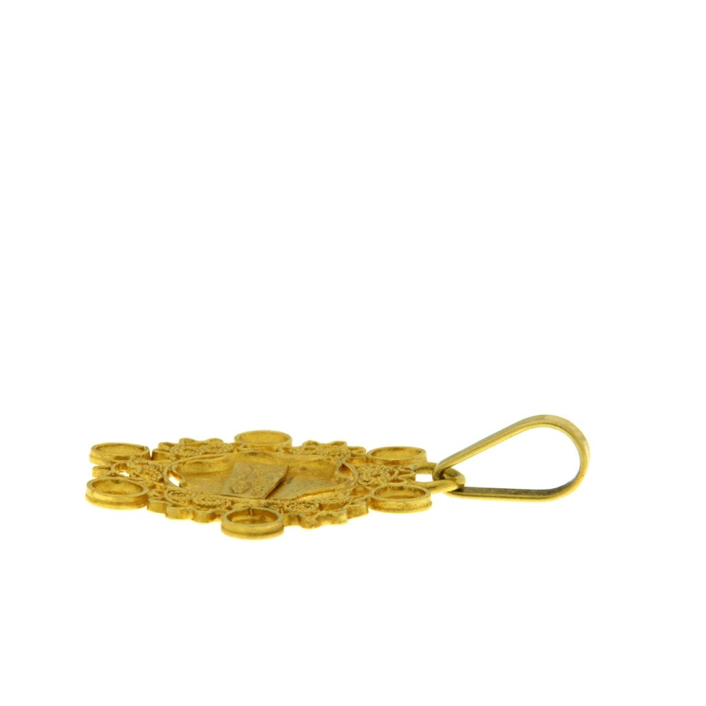 Ciondolo Fiore in Filigrana Sarda