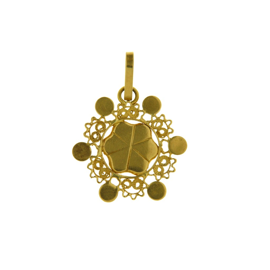 Ciondolo Fiore in Filigrana Sarda