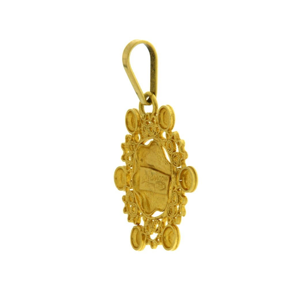 Ciondolo Fiore in Filigrana Sarda