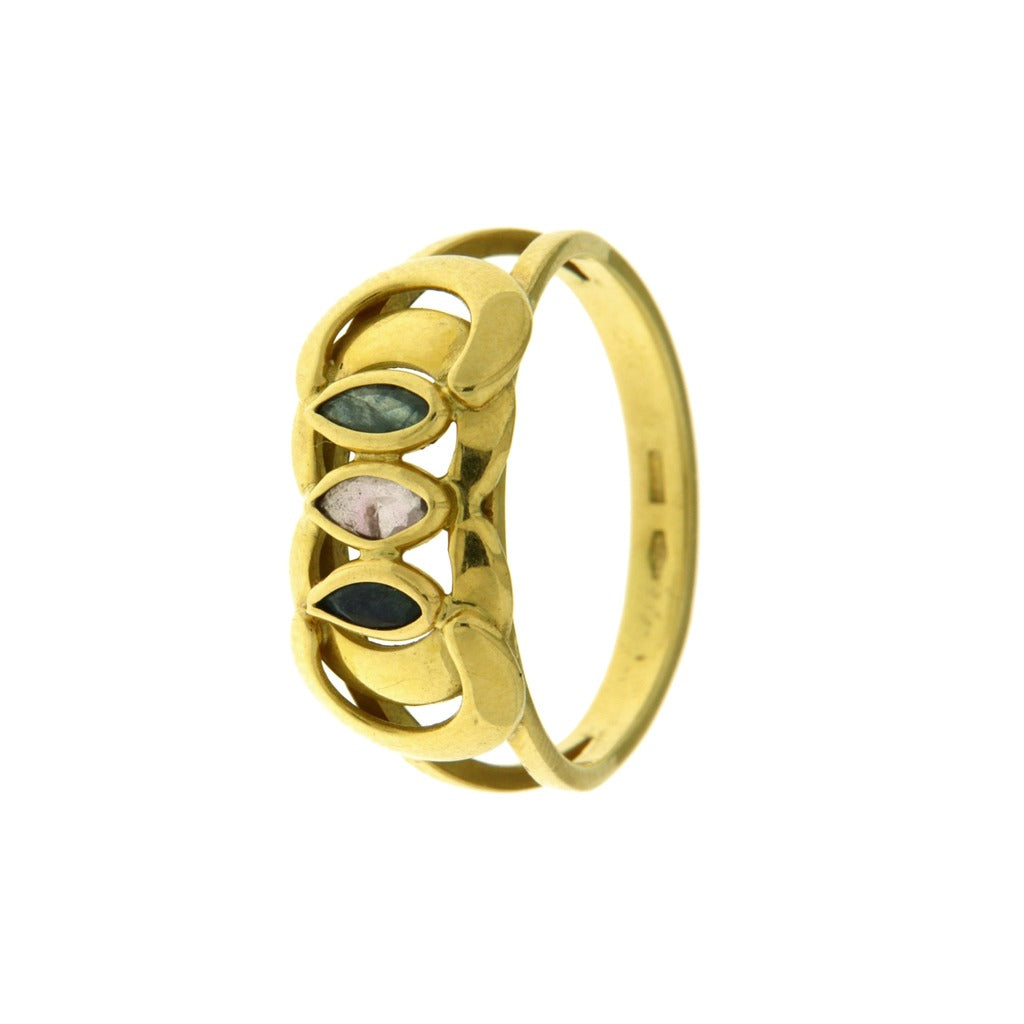 Anello Fascia con Pietre