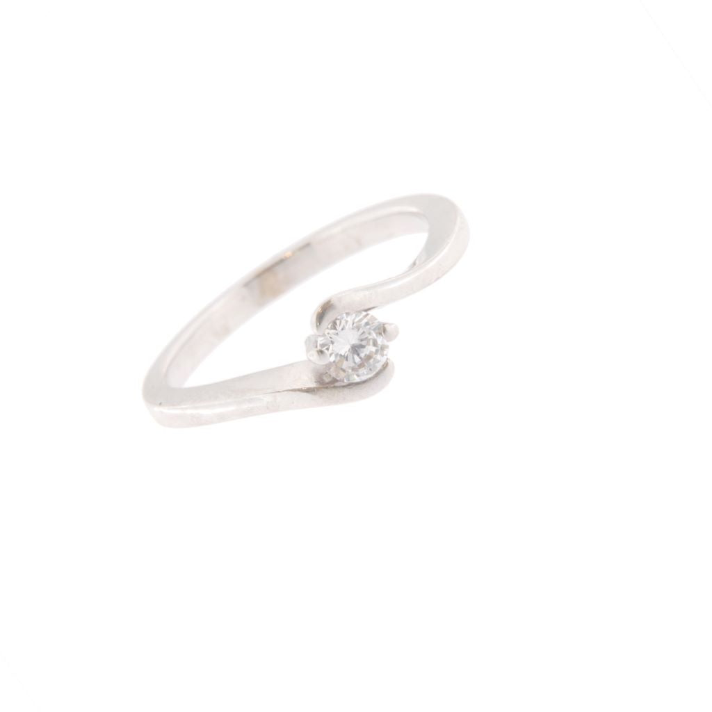 Anello Solitario Zircone