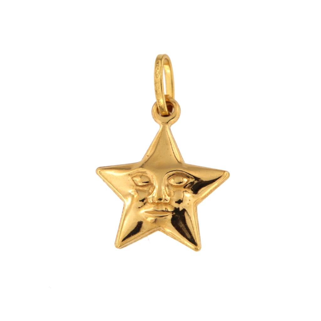 Ciondolo Stella con Volto