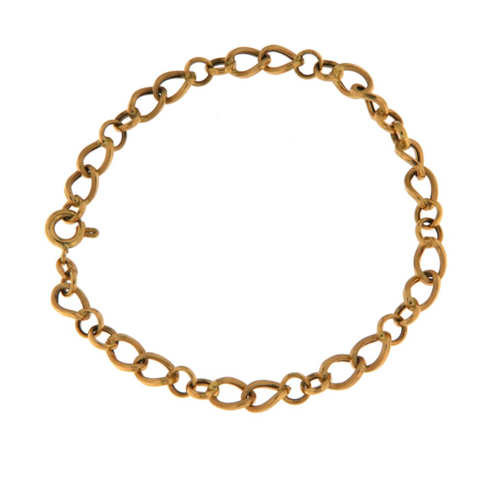 Bracciale Rolò + Grumetta Alternata 2+2