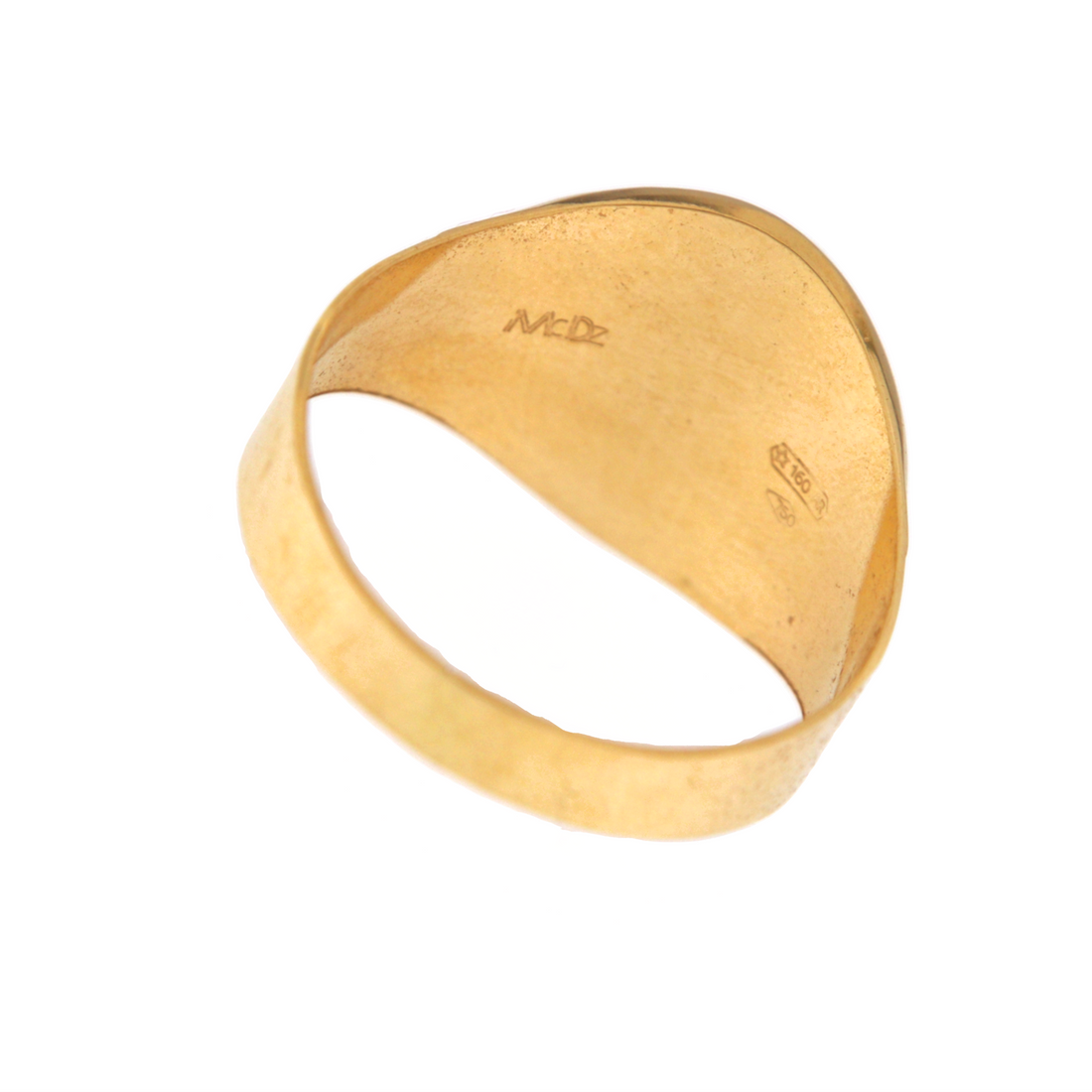 Anello Uomo Pietra Nera Serpente