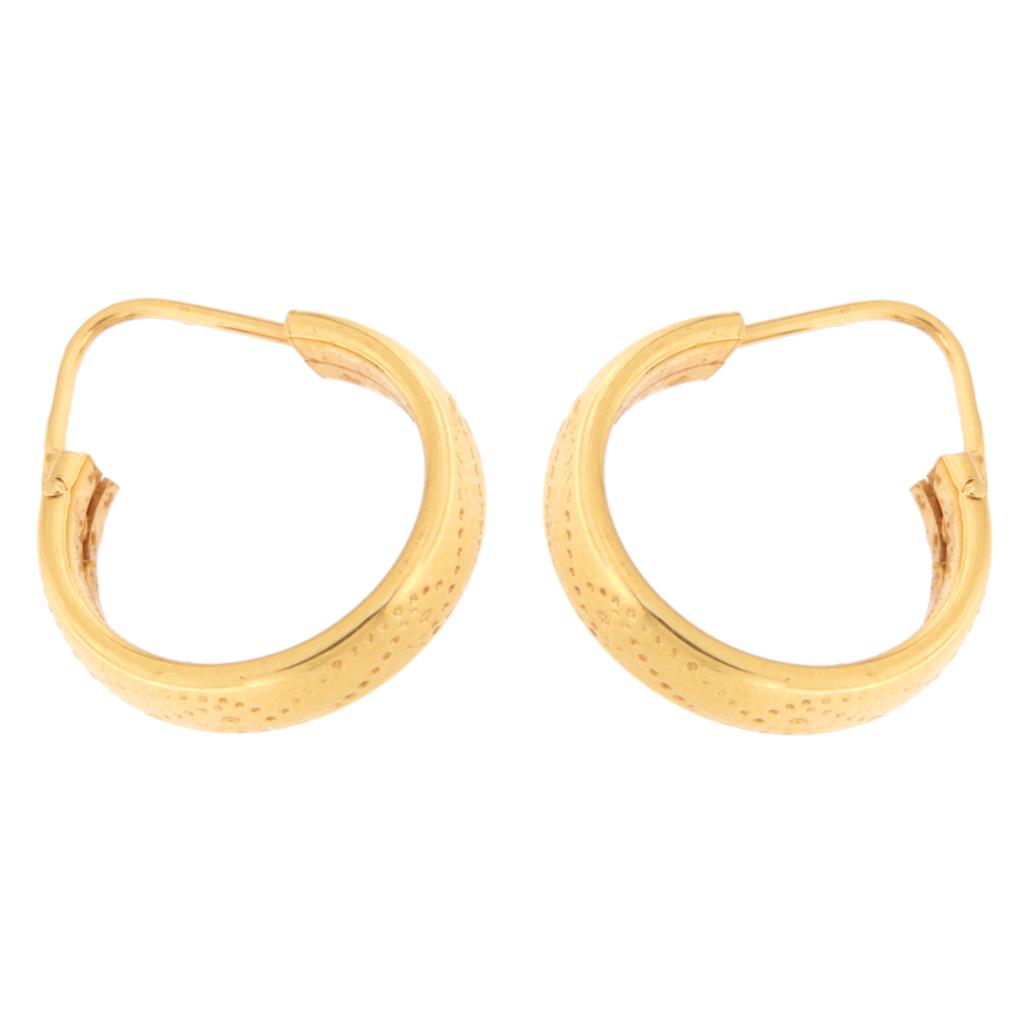 Orecchini a Cerchio Lavorato