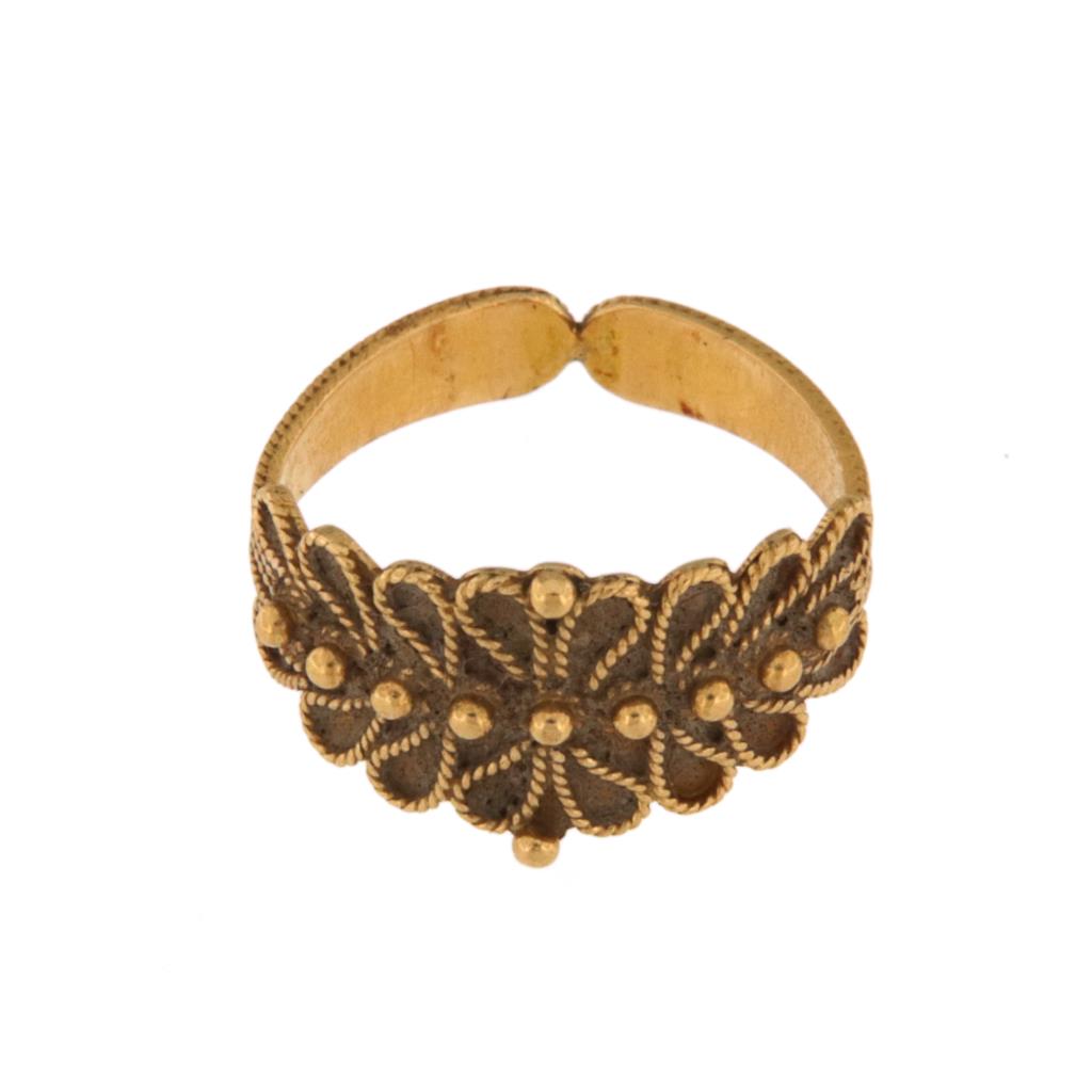 Anello Fede Sarda Campidanese 1 Fila