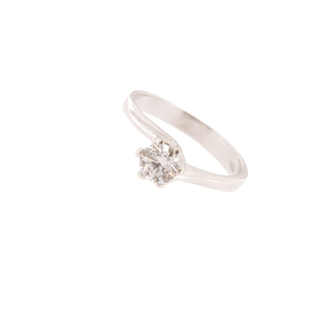 Anello Solitario Zircone