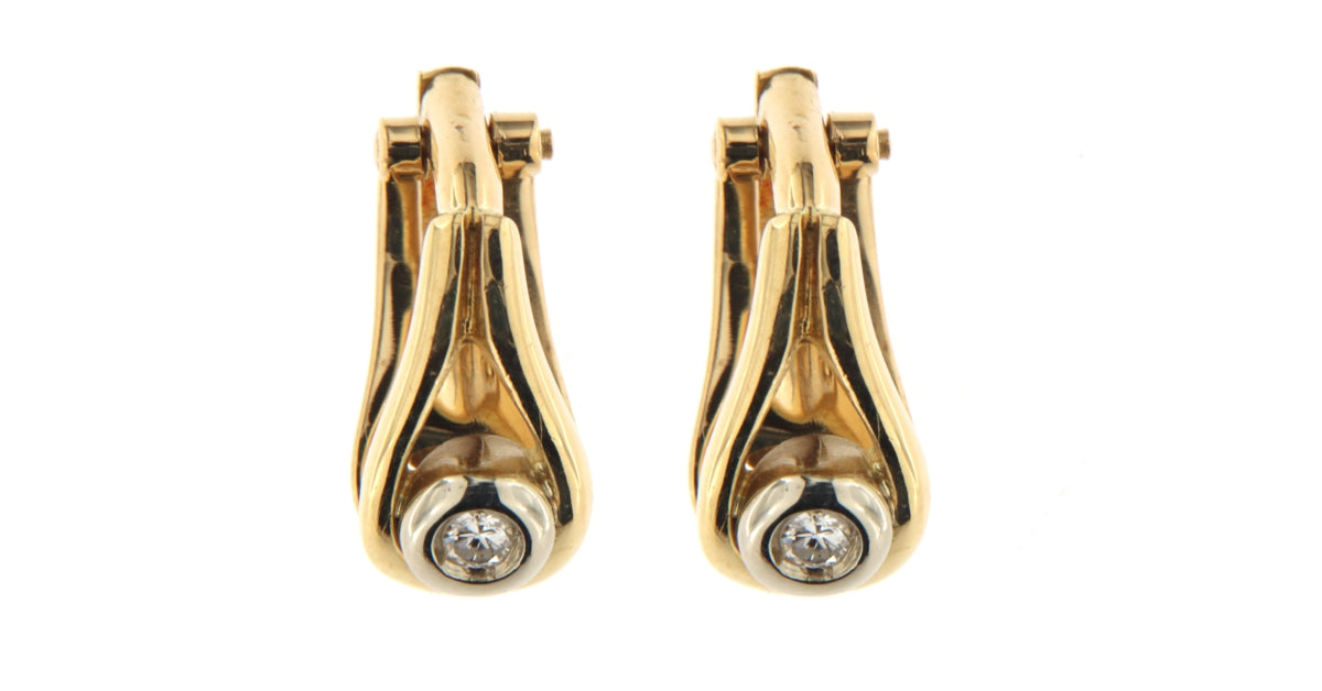 Orecchini Clip Diamanti da 0,15 CT